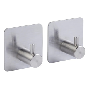 2 patères adhésives "Stiky"