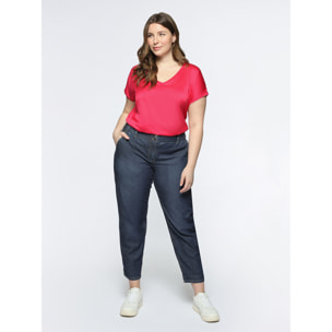 Fiorella Rubino - Jeans balloon dark blue - Blu