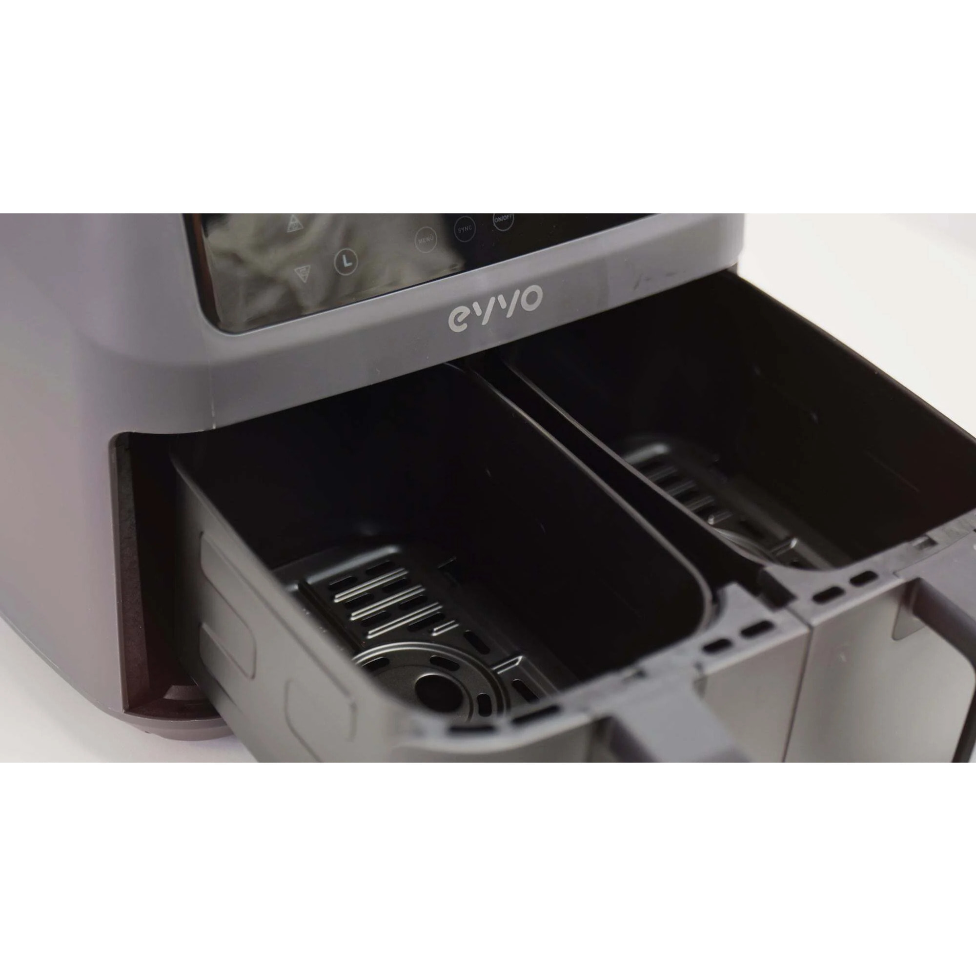 EVVO Freidora sin aceite Tasty Fryer - 1500W, Tecnología Dual Cyclone, Multifunción, hasta 200º, 5 litros