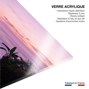 Tableau coucher de soleil sur la mer Tableau plexiglas