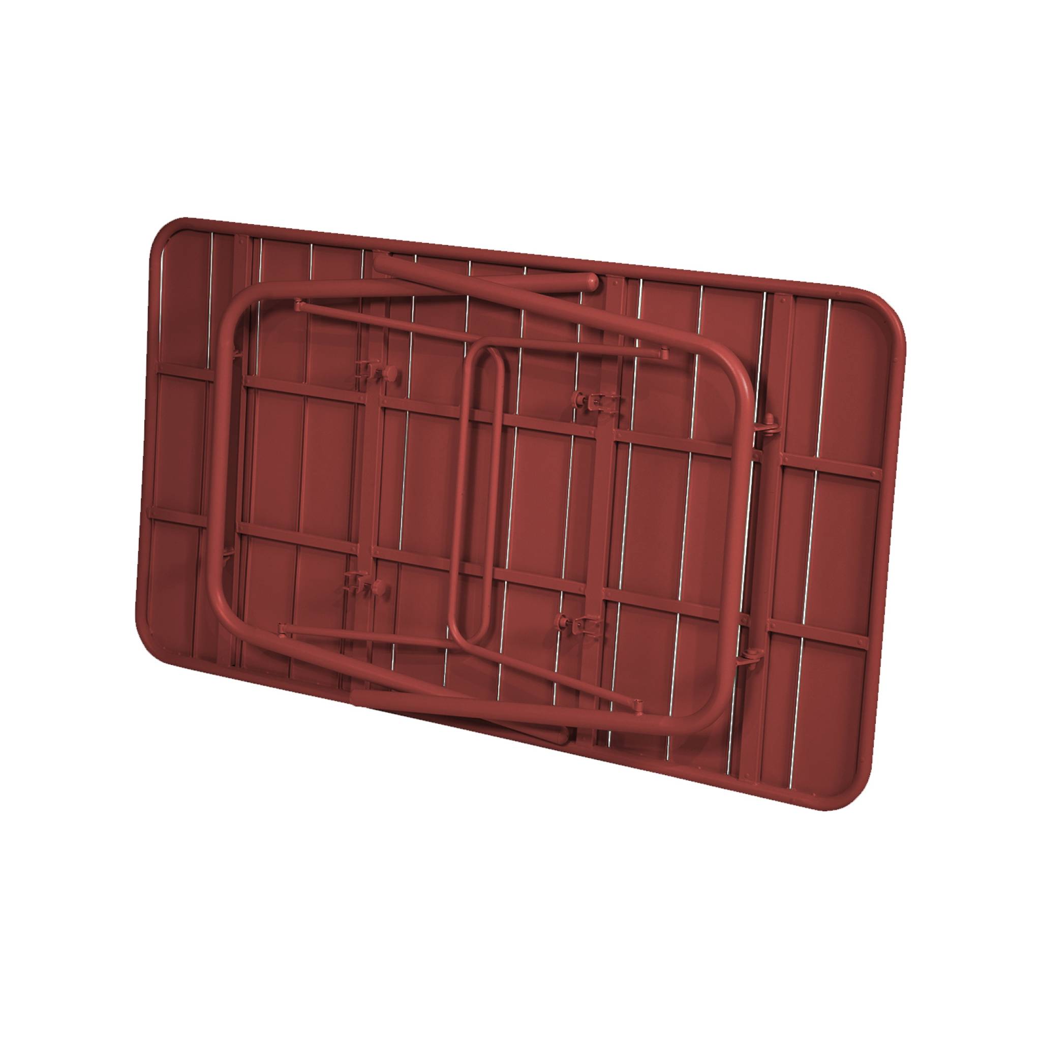 Table de jardin pliante métal 6 places AMÉLIA