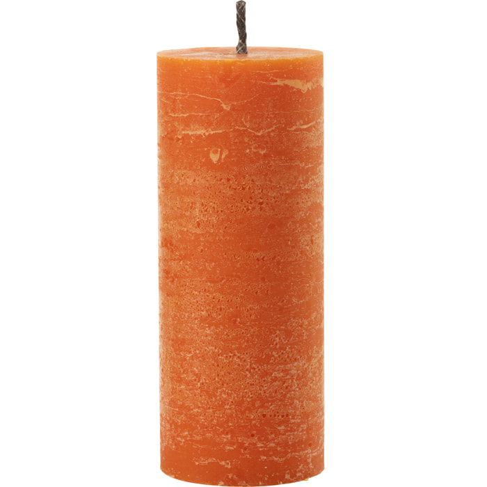 J-Line bougie Exterieure Pilier - orange - large - 45H