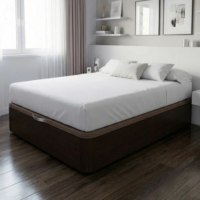 Canapé Madera Alta Resistencia Wengue - Incluye Montaje