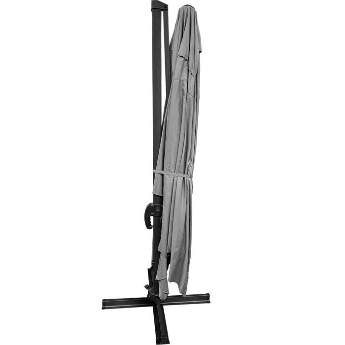 Parasol déporté MOLOKAI rectangulaire avec housse -