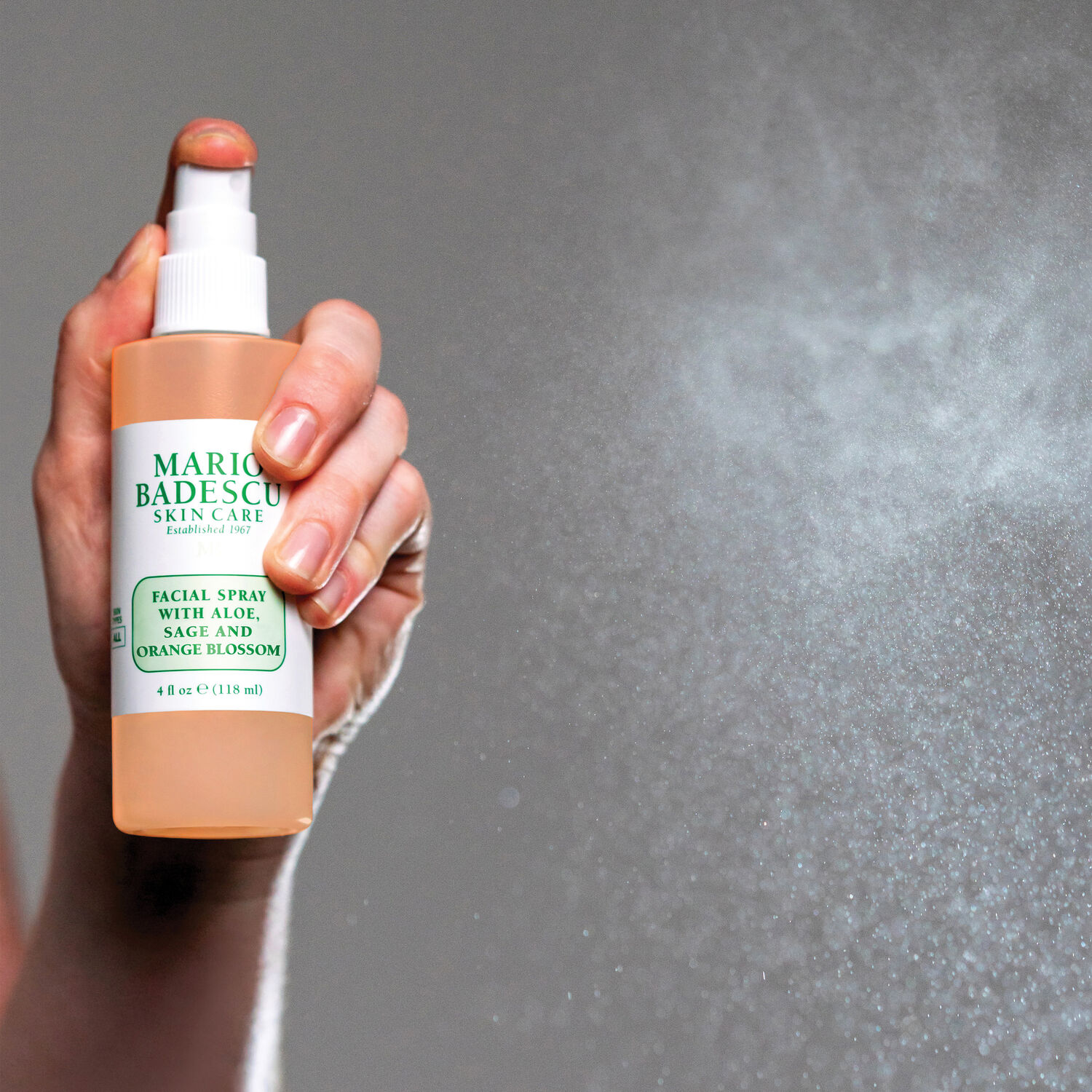 Facial Spray with Aloe, Sage & Orange Blossom - Spray visage à l'aloe vera, sauge et fleur d'oranger 118 ml
