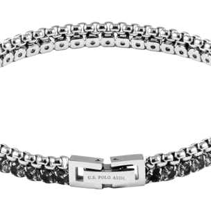 Bracciale U.S. Polo Assn. In acciaio