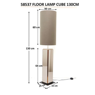 Lampadaire Cube 130cm Kare Design