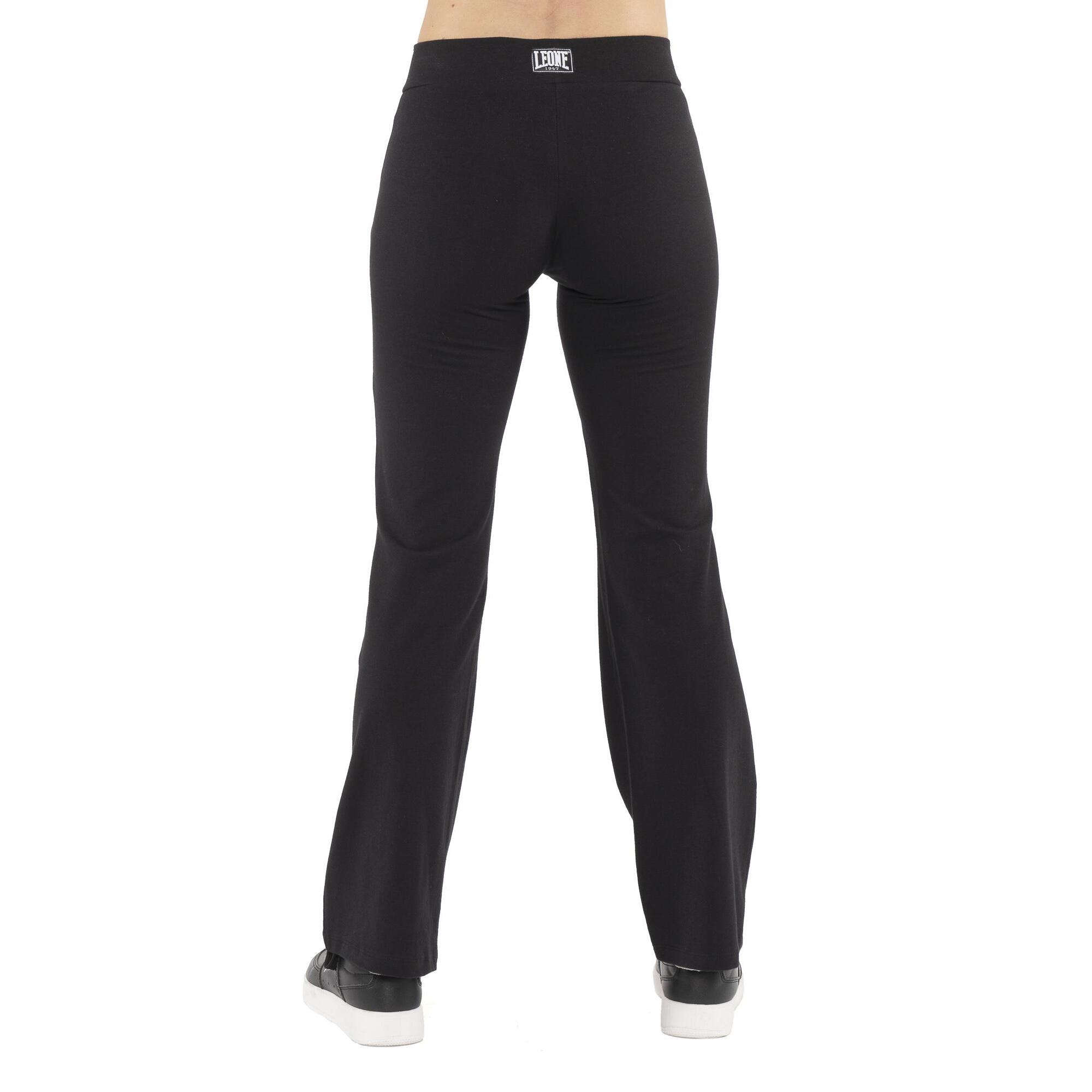 Leggings acampanados de algodón elástico para mujer Leone 1947 Never Without