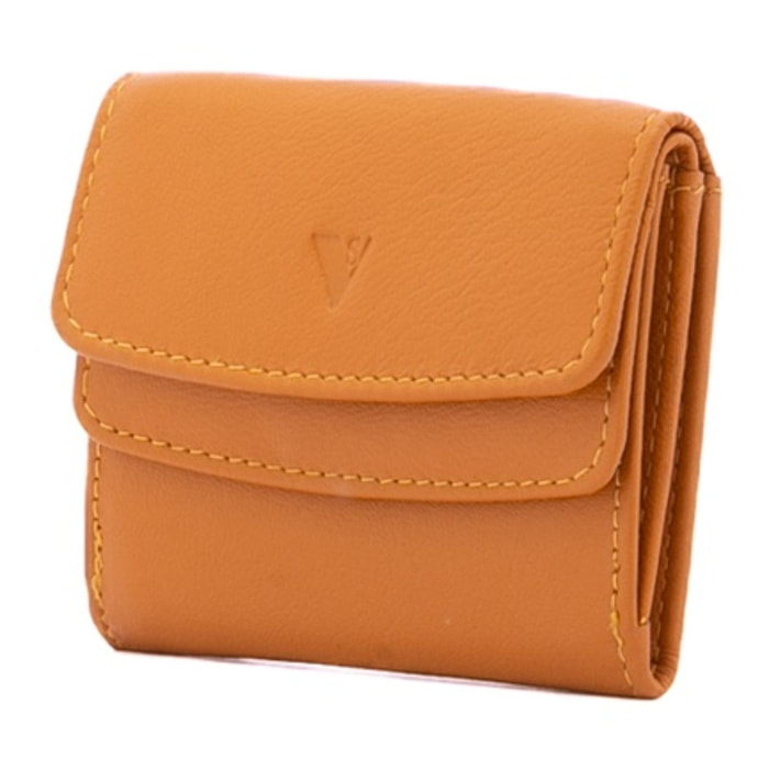 Portafoglio donna in ecopelle - Modello False - Casual - 9.0 x 7.5 x 2.0 cm