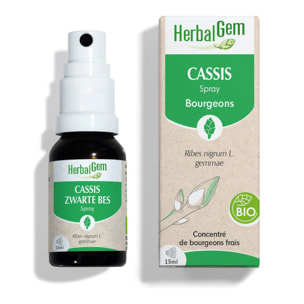 Herbalgem- Bourgeon de Cassis - format spray - Bio - 15 ml