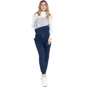 Tuta donna con collo alto e zip linea Live in Colors