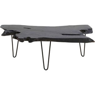 Table basse Aspen 100x40cm noire Kare Design