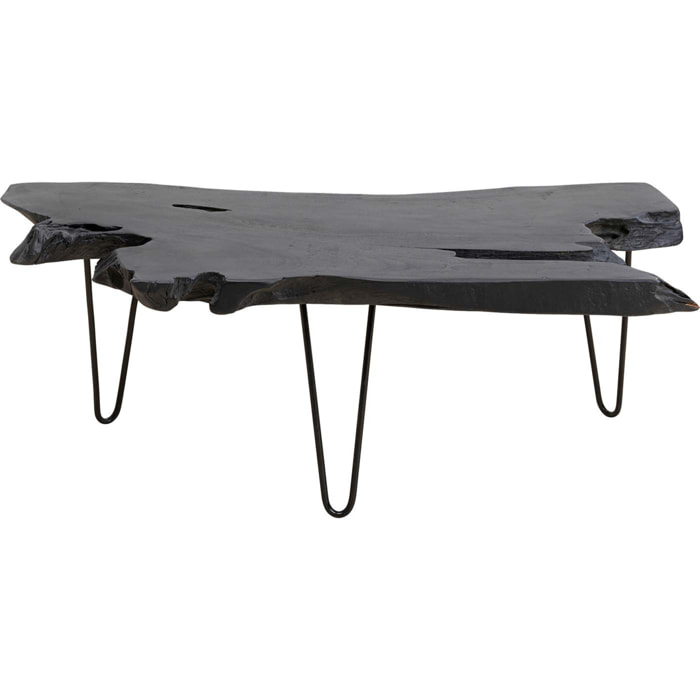 Table basse Aspen 100x40cm noire Kare Design