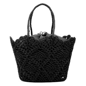 Zelbio borsa a spalla donna. Realizzato in cotone.