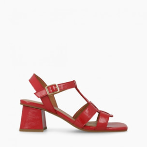 SANDALIAS ROJAS MIL5214-GO