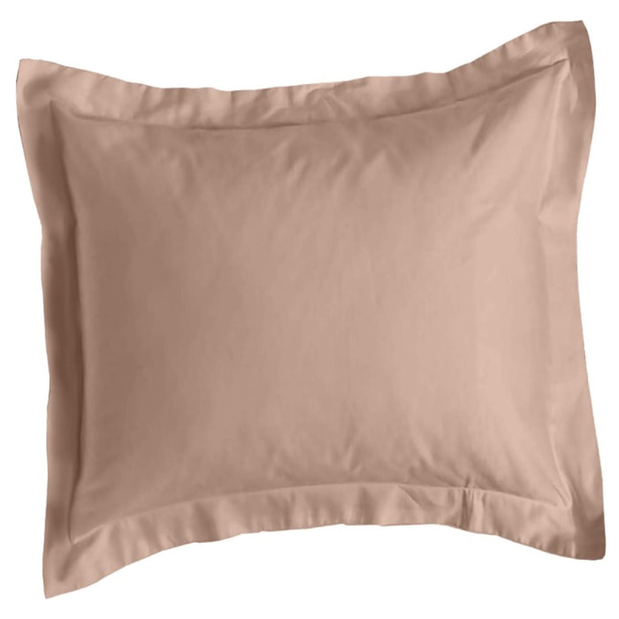 Taie Organic - 50% Chanvre 50% Coton Bio - Volant plat de 5 cm + rabat