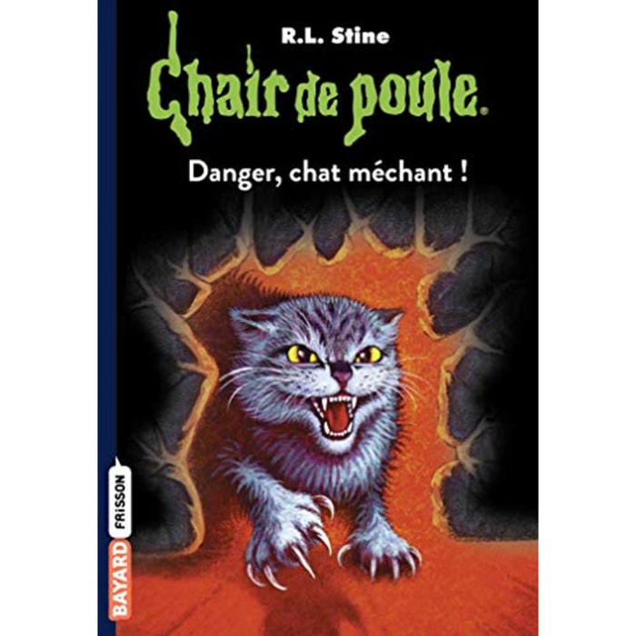 Stine, R.L | Chair de poule , Tome 45: Danger, chat méchant ! | Livre d'occasion