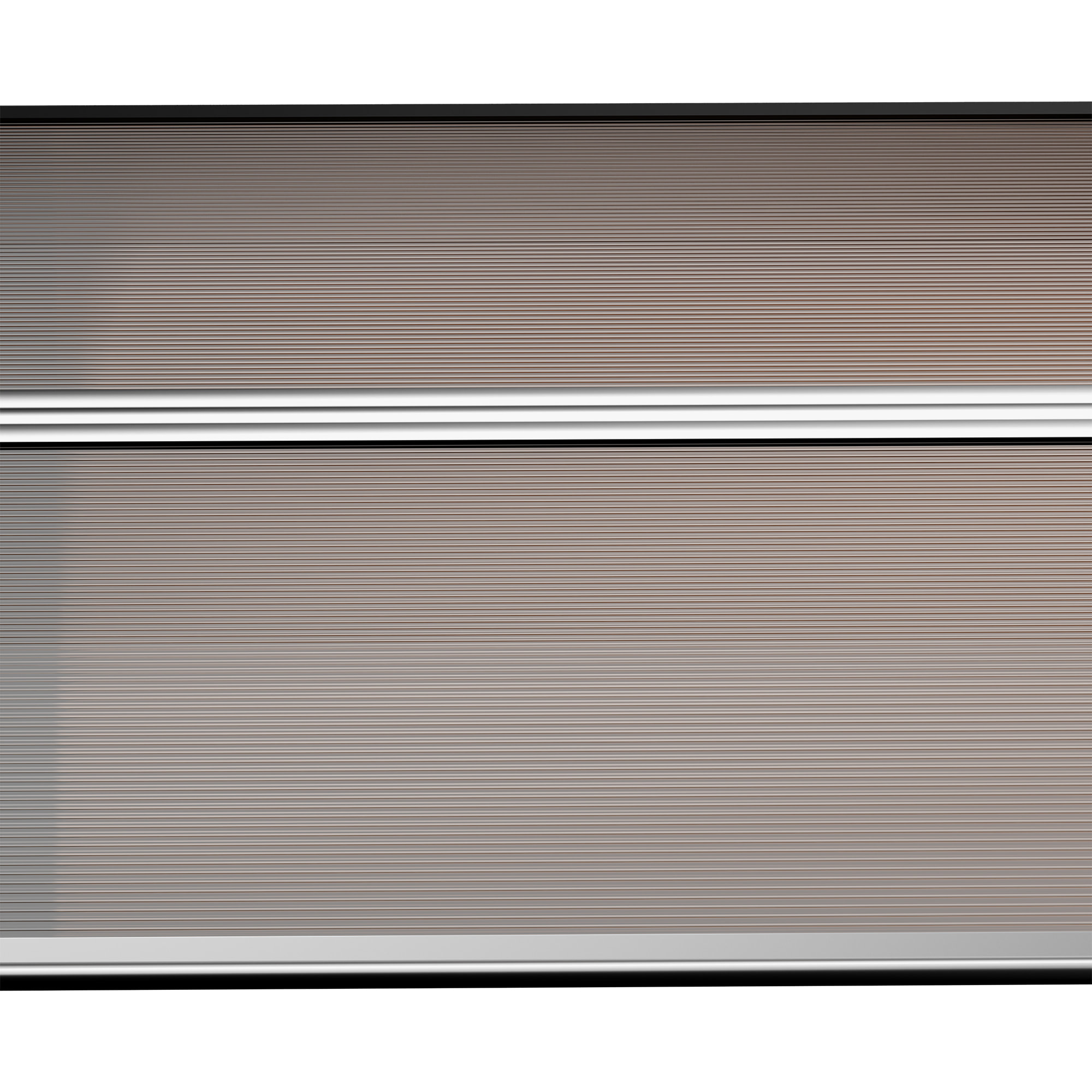 Tejadillo de Protección 200x96 cm Marquesina Exterior para Puertas y Ventanas contra Sol y Lluvia con Soporte de PP Policarbonato Marrón