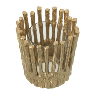 J-Line bougeoir - aluminium - or - small