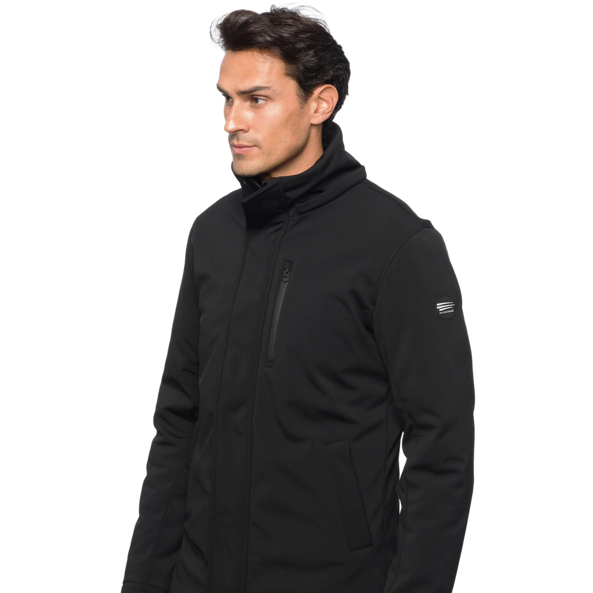 Parka NUSAKAN imbottito impermeabile nero