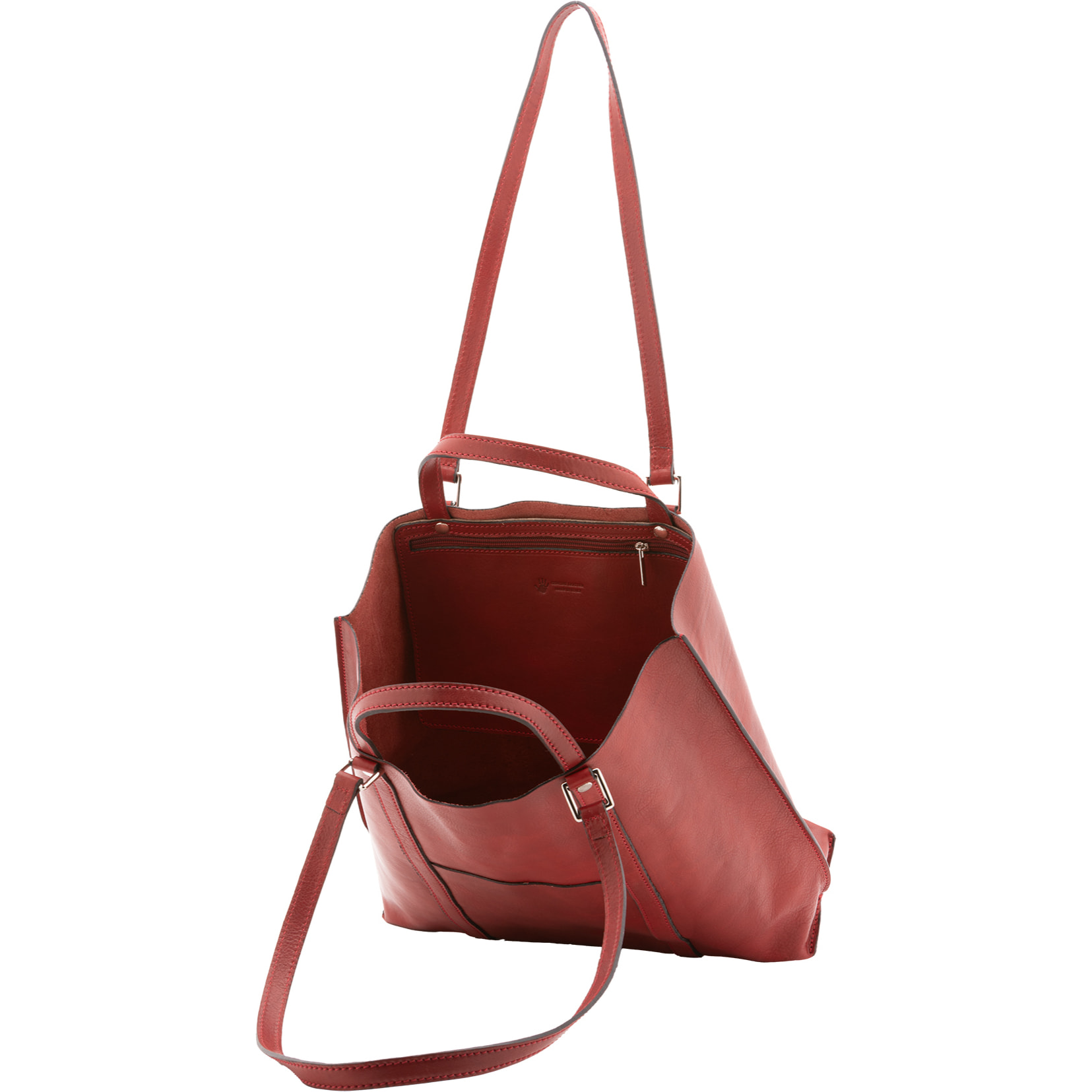 Borsa a spalla  unisex In Vera pelle Made in Italy 36x10x35 cm