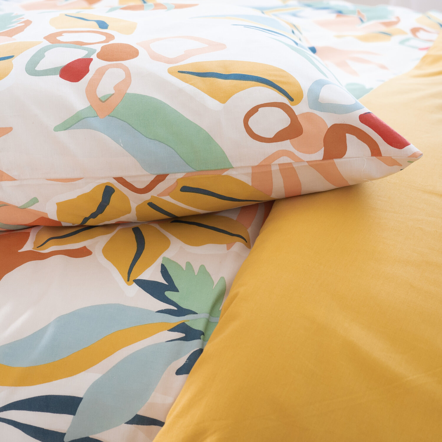 Parure housse de couette 2pcs 100% coton 57 fils lucia