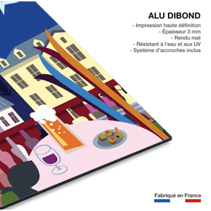 Tableau chamonix mont blanc Tableau alu Dibond