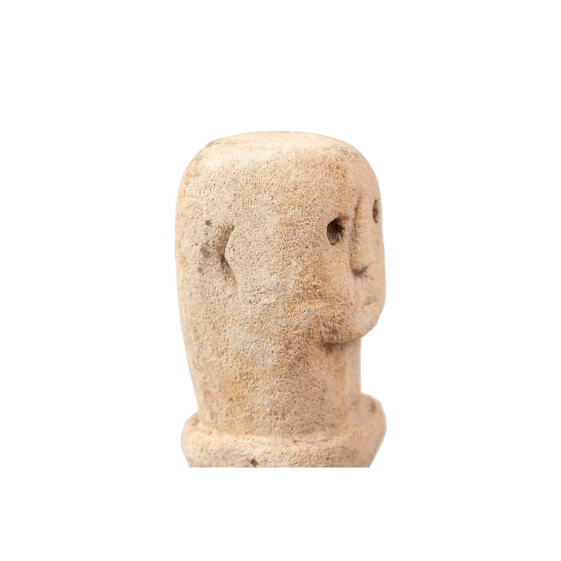 Set 3 Figuras Decorativas Beige 7x7x35, 7x7x40, 7x7x45 Cm