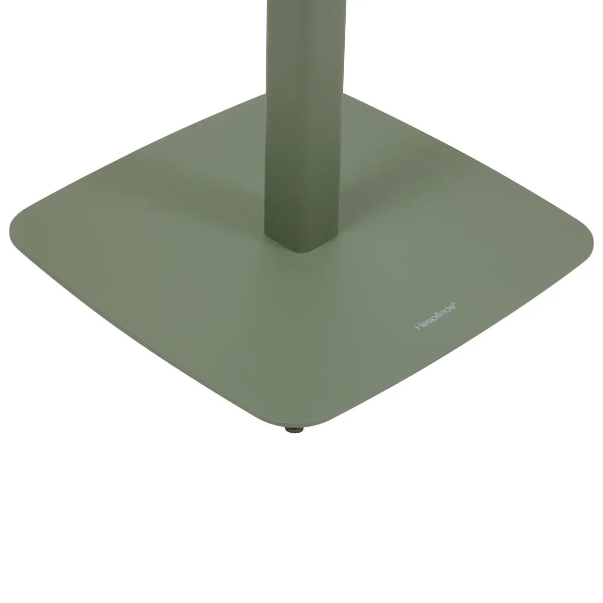 Table haute de jardin 2 places Alegoria 70x70cm vert laurier
