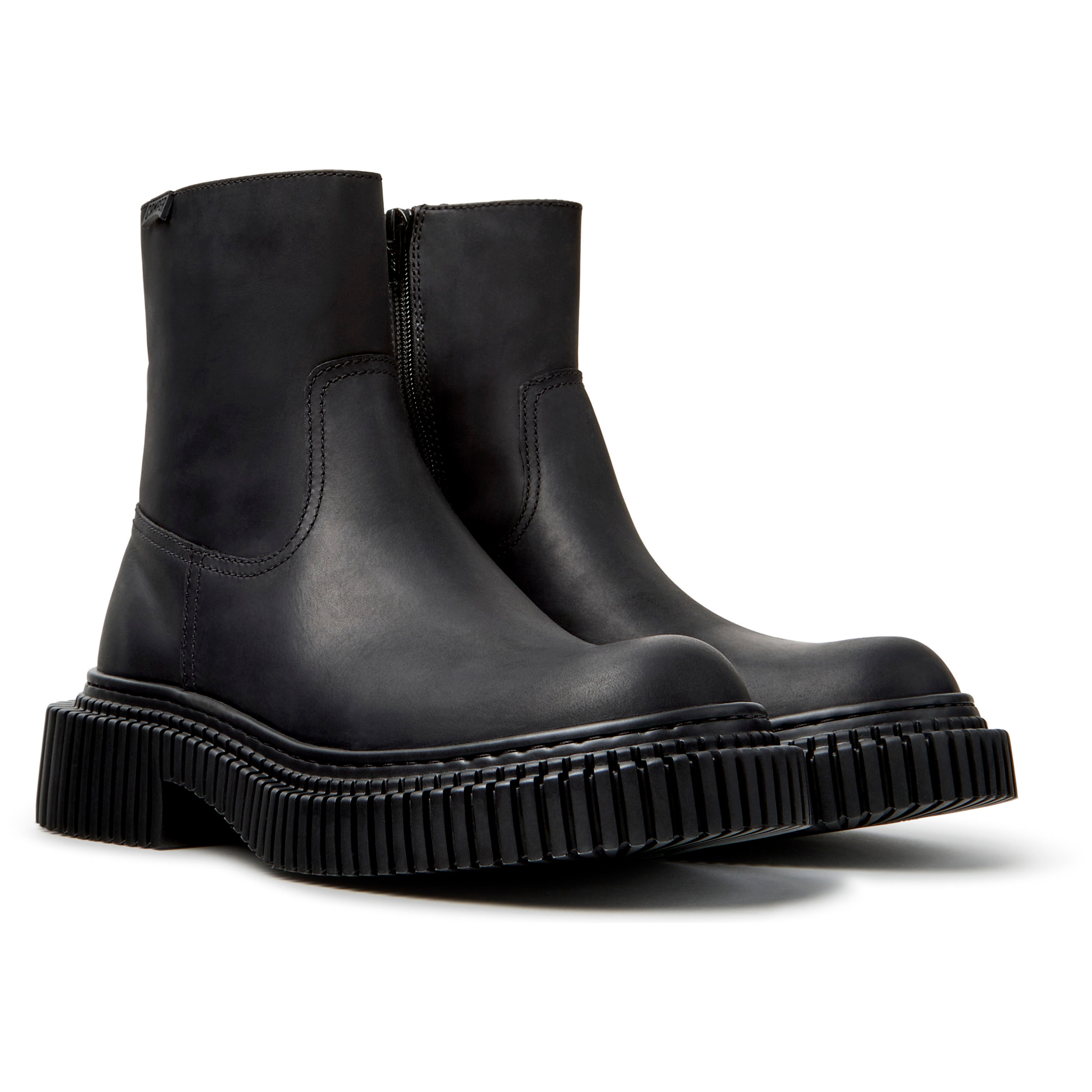 Botines - CAMPER Pix Berlin - Negro - Piel nobuk