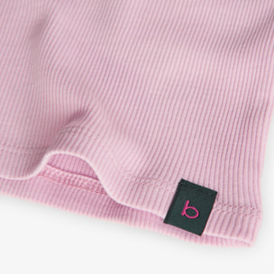 Camiseta punto canalé de bebé -BCI