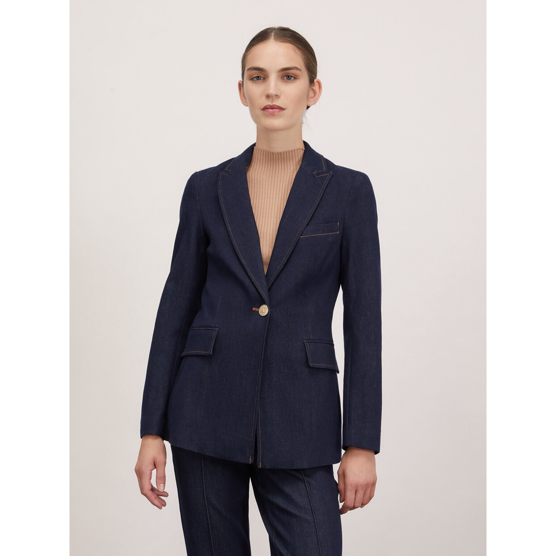 Motivi - Blazer en denim - Azul