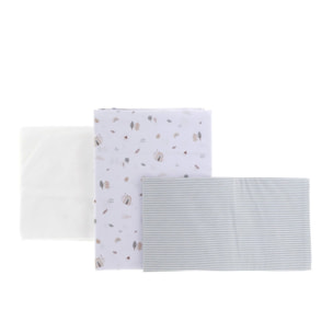 Cambrass Sabana Moises/Carro 3 Pcs Greeny