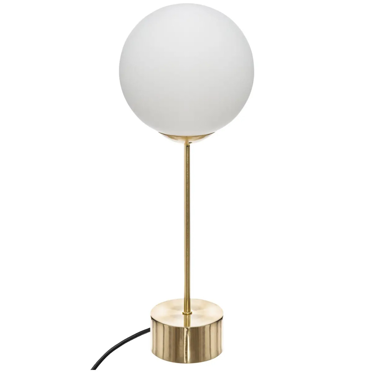 Lampe "Dris" métal doré H43cm