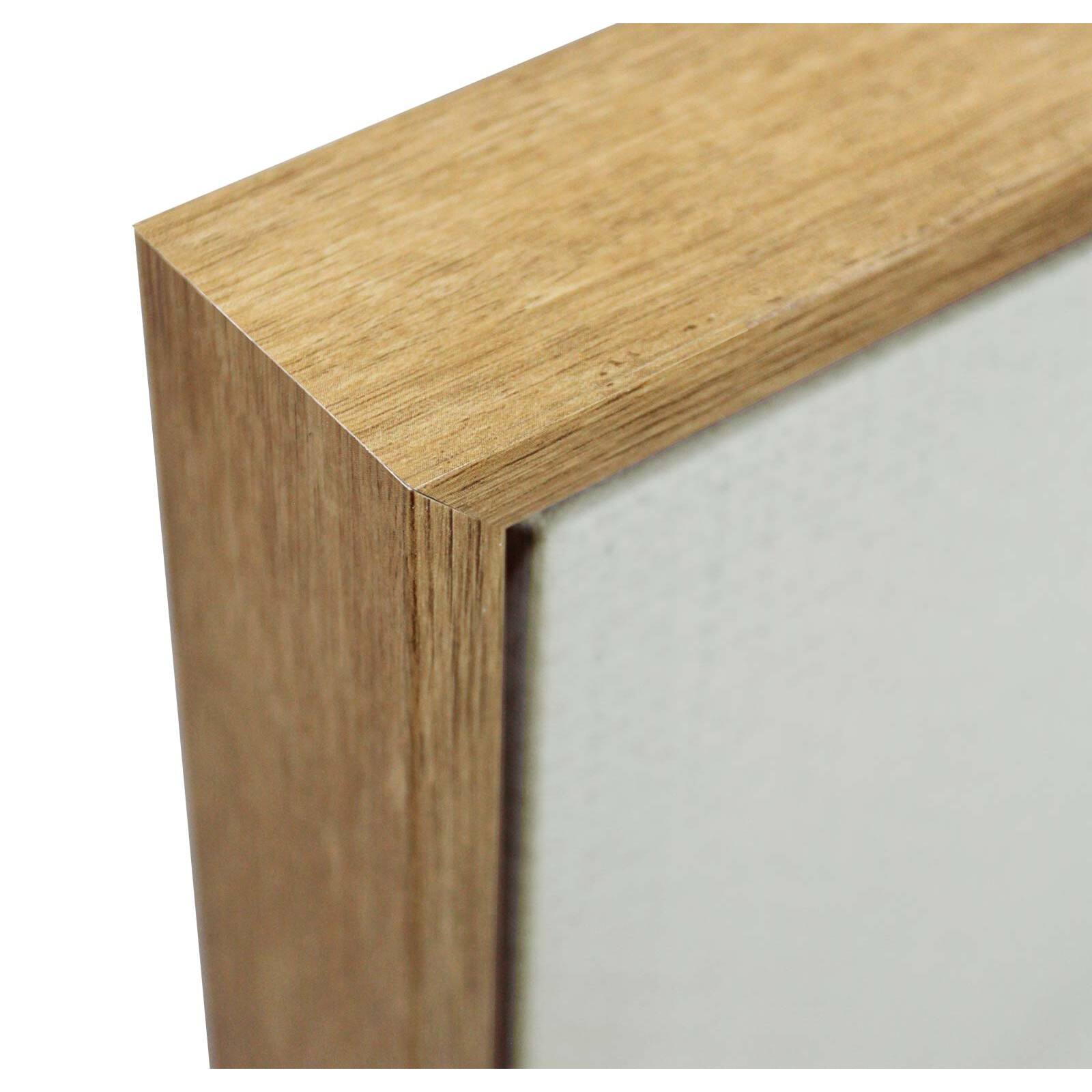 Cuadro Saphe poliéster crema 93x63x4 cm