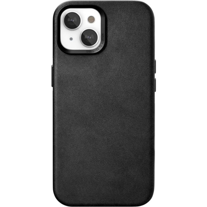 Coque WOODCESSORIES iPhone 15 Plus Cuir noir