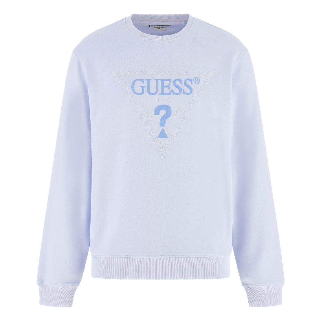 Sweat - broderie - logo - bleu clair