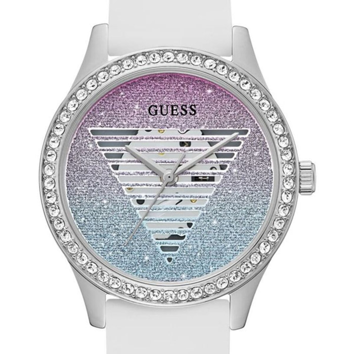Reloj Guess GW0530L5 Mujer Analogico Cuarzo con Correa de Silicona