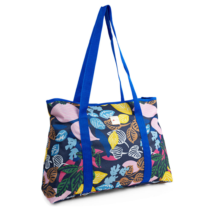 Bolso Shopper-Tote Itaca Solite Azulon