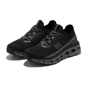 Zapatillas Unisex Aero Mesh en Negro y Gris D.Franklin