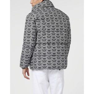 PHILIPP PLEIN Nylon Puffer Jacket Monogram