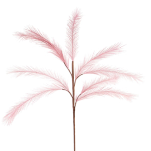 Pampas Artificiale Con 11 Diramazioni. Altezza 65 Cm - Pezzi 12 - 20X65X2cm - Colore: Rosa - Bianchi Dino - Fiori Artificiali