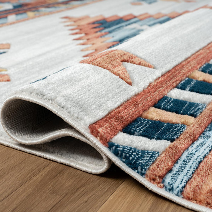 Tapis berbère tissé motifs ethno-chic CEHI