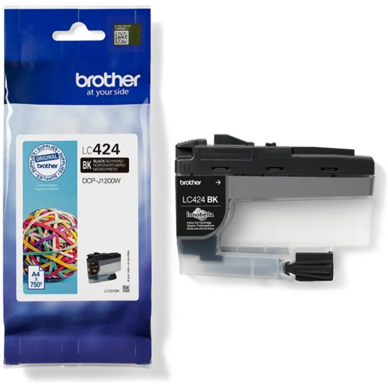 Cartouche d'encre BROTHER Noir LC424