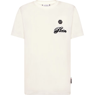 PHILIPP PLEIN Camiseta de cuello redondo y manga corta SIGNATURE