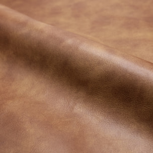 Lot de 2 chaises en cuir synthétique camel - Henrik