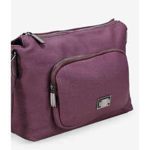 Bolso bandolera burdeos
