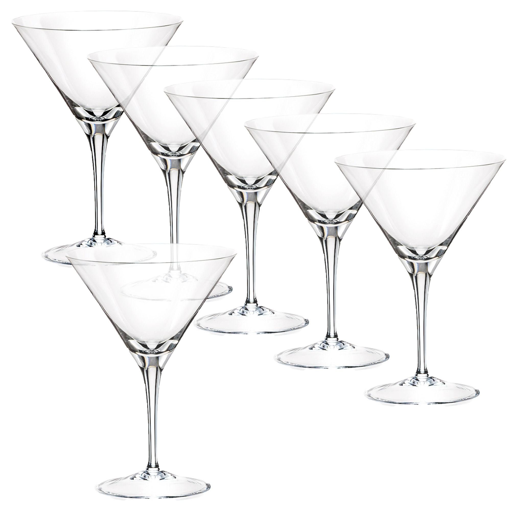 Set 6 copas coctel 35 cl cristal colección barware