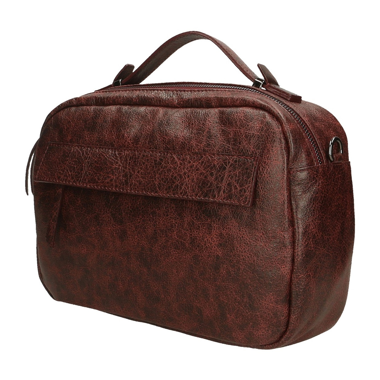 Borsa a mano unisex Modello Avelon - Vera Pelle - 20.0 x 29.0 x 9.0 cm