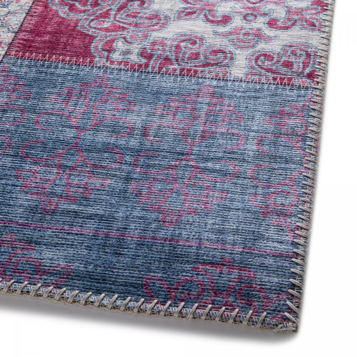 Tapis salon et chambre tissé motif géométrique KENI